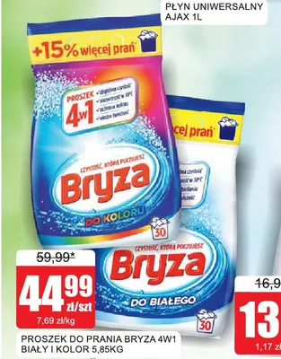 Proszek do prania Bryza 4w1 do białego promocja w Bingo