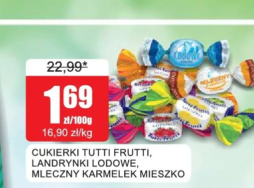 Cukierki Tutti Frutti Mieszko promocja w Bingo