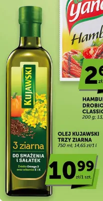 Olej 3 ziarna do smażenia i sałatek promocja w Groszek