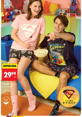 Piżama damska DC promocja w Biedronka
