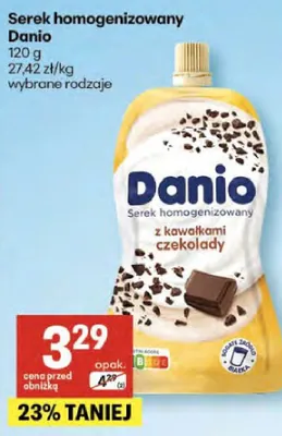 Serek homogenizowany z kawałkami czekolady promocja w Delikatesy Centrum