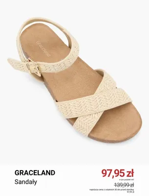 Sandały Graceland promocja w Deichmann