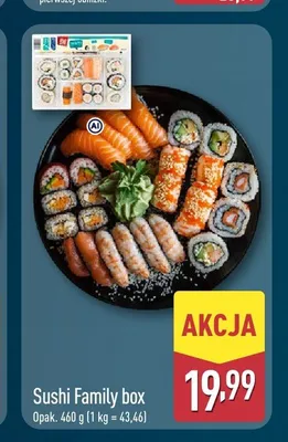 Sushi Family box promocja w Aldi