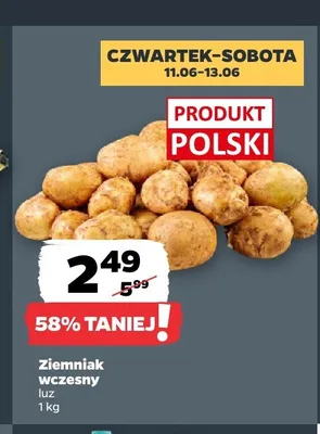 Ziemniak wczesny luz promocja w Netto