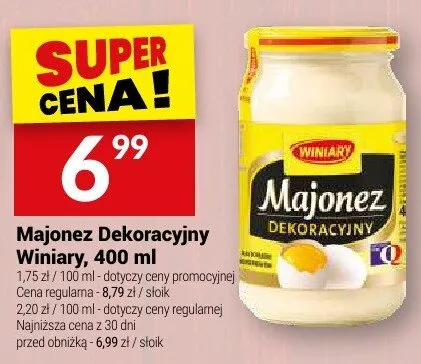 Majonez Dekoracyjny Winiary promocja w Twój Market