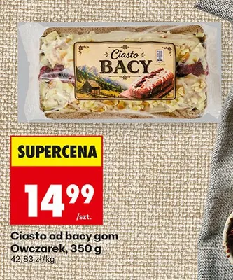Ciasto od bacy Owczarek promocja w Biedronka