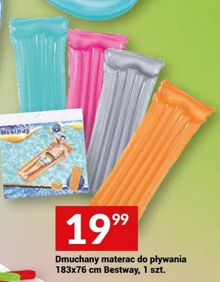 Dmuchany materac do pływania 183x76cm Bestway promocja w Twój Market