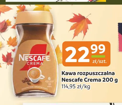 Kawa rozpuszczalna Nescafe Crema promocja w Społem Częstochowa