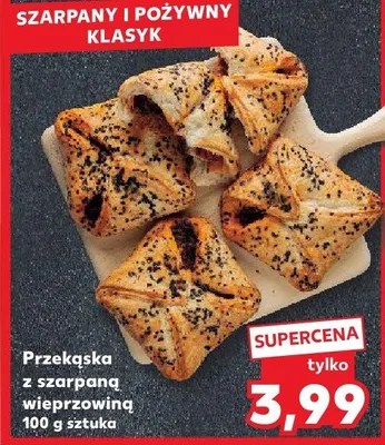 Przekąska z szarpaną wieprzowiną promocja w Kaufland