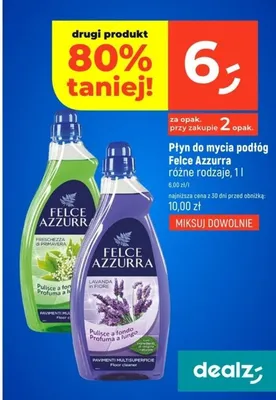 Płyn do mycia podłóg Felce Azzurra promocja w Dealz