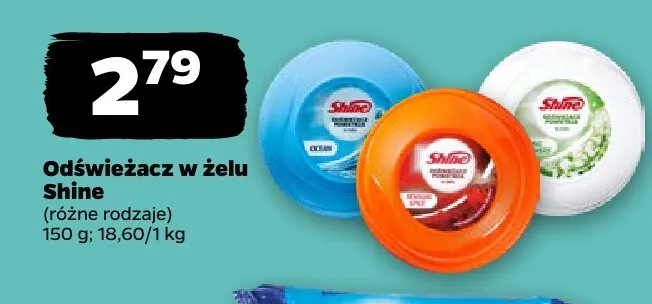 Odświeżacz w żelu Shine promocja w Netto