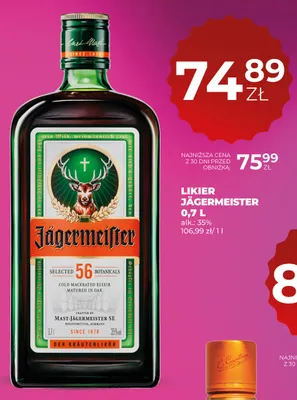 Likier Jägermeister promocja w Duży Ben