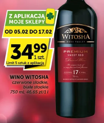 Wino Witosha białe słodkie promocja w Groszek