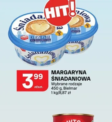 Margaryna Śniadaniowa klasyczna Bielmar promocja w Chorten
