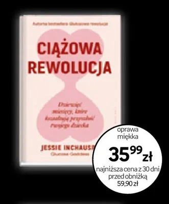 Książka Ciążowa rewolucja Jessie Inchauspe promocja w Empik