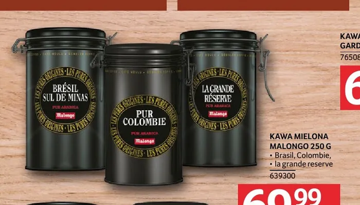 Kawa mielona Malongo la grande reserve promocja w Selgros