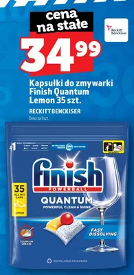 Kapsułki do zmywarki Finish Quantum Lemon promocja w TOPAZ
