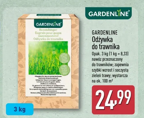 Odżywka do trawnika promocja w Aldi
