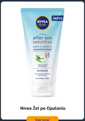 Żel po opalaniu Nivea Sun After Sun Sensitive promocja w Amazon
