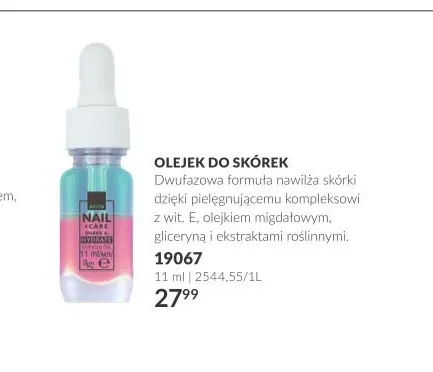 Olejek do skórek Avon promocja w AVON