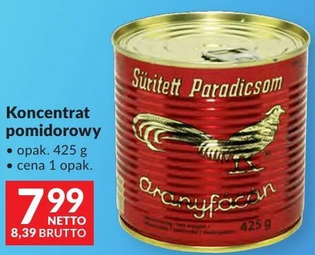 Koncentrat pomidorowy promocja w Makro
