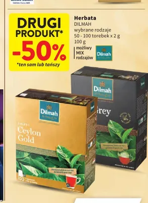 Herbata Dilmah Ceylon Gold promocja w Intermarche