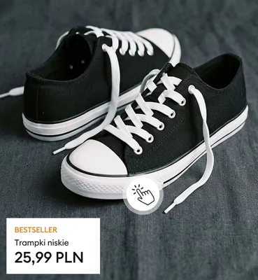 Trampki niskie promocja w Sinsay