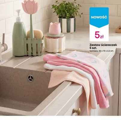 Zestaw ściereczek 5 szt. promocja w Pepco