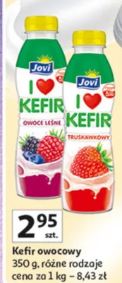 Kefir owocowy, różne rodzaje promocja w Auchan