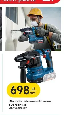 Młotowiertarka akumulatorowa Bosch SDS GBH 185 promocja w Castorama