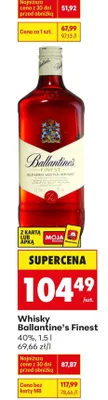 Whisky Ballantine's Finest promocja w Biedronka