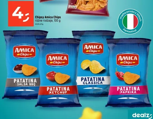 Chipsy różne rodzaje promocja w Dealz