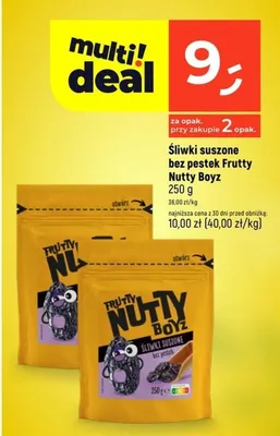 Śliwki suszone bez pestek promocja w Dealz