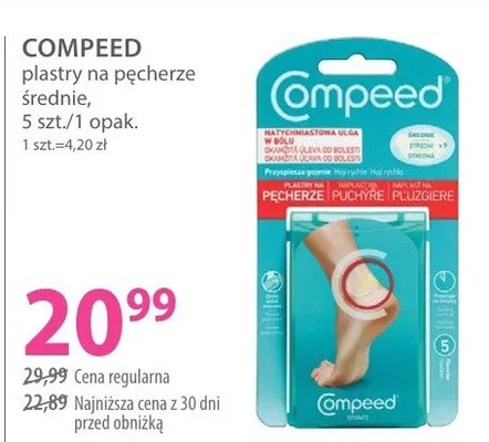 Plastry na pęcherze średnie promocja w Hebe