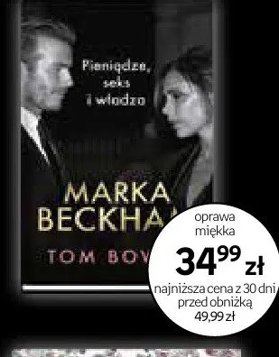 Książka Marka Beckham Pieniądze, seks i władza promocja w Empik