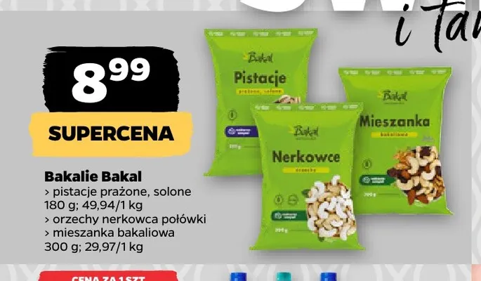 Orzechy nerkowca niesolone Bakal promocja w Netto