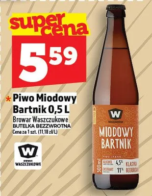 Piwo Miodowy Bartnik promocja w TOPAZ