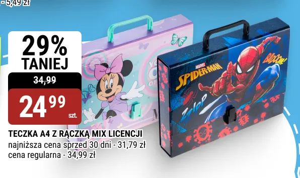 Teczka A4 z rączką mix licencji promocja w bi1