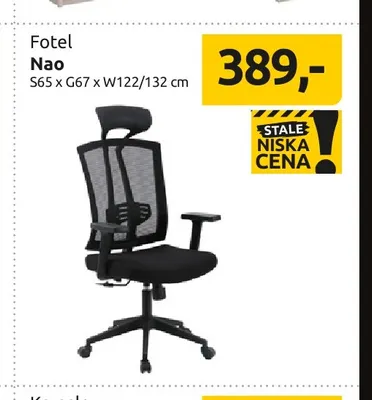 Fotel Nao promocja w Black Red White