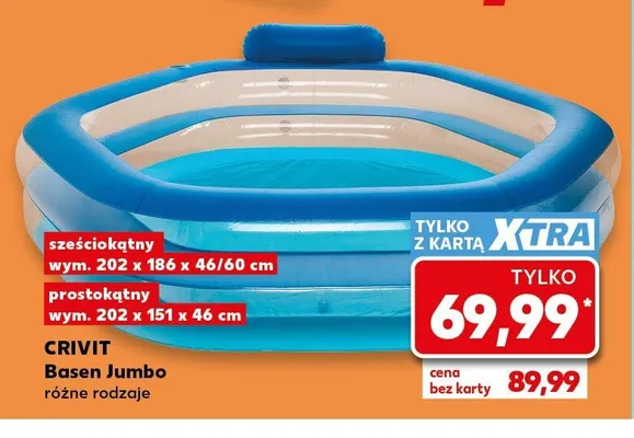 Basen Jumbo CRIVIT promocja w Kaufland