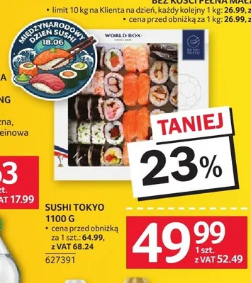 Sushi Tokyo World Box promocja w Selgros