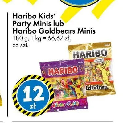 Żelki Haribo Goldbears Minis promocja w Tedi