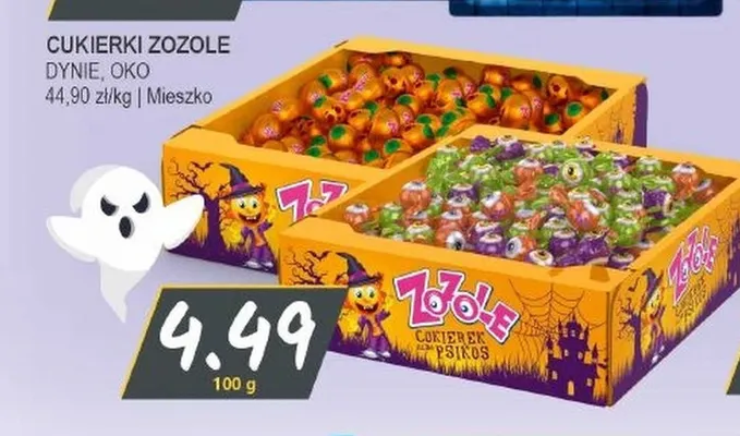 Cukierki Zozole dynie promocja w Słoneczko