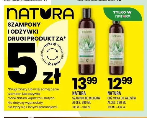 Odżywka do włosów Natura aloes promocja w Drogerie Natura