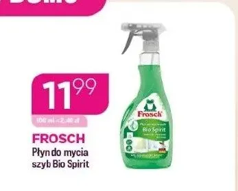 Płyn do mycia szyb Frosch Bio Spirit promocja w Drogerie Koliber