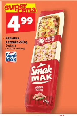 Zapiekanka z szynką Smakmak promocja w TOPAZ