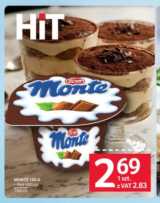 Deser Monte Zott promocja w Selgros
