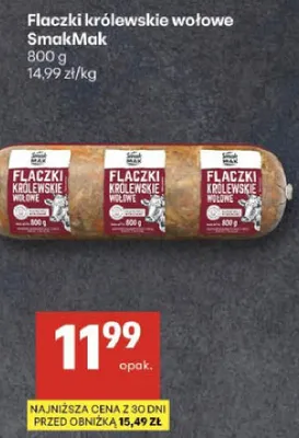 Flaczki królewskie wołowe promocja w Delikatesy Centrum