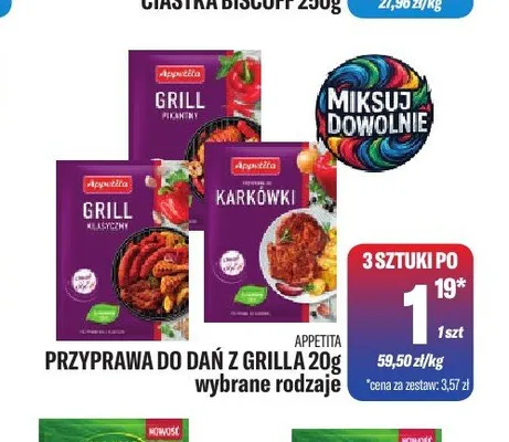 Przyprawa do dań z grilla Appetita promocja w Tomi Markt