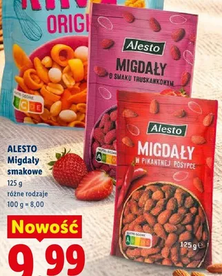 Migdały w pikantnej posypce Alesto promocja w Lidl